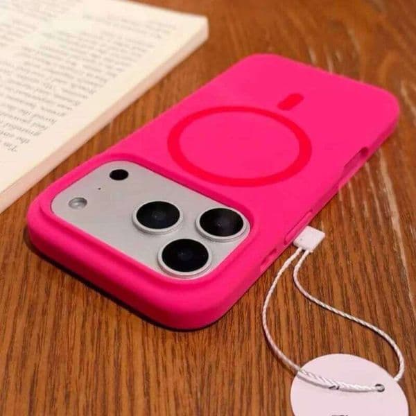 Luxury Bright Liquid Silicone Case For iPhone 17 Air 16 15 14 13 12 Pro Max Candy Color Wireless Charge Soft Cover 26L0505