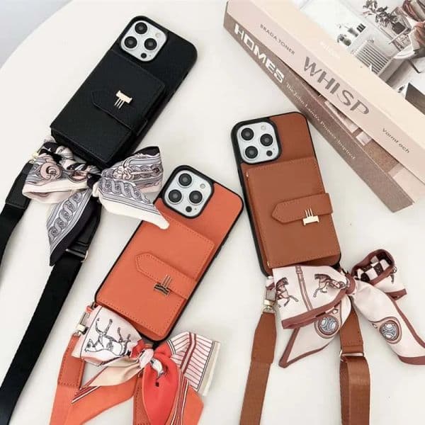 For iPhone 17 Pro Max Cases Card Holders Designer Crossbody Wallet Phone Case Apple iPhone 16 15 Pro Max 13 12 15 Plus Case Luxury Handbag