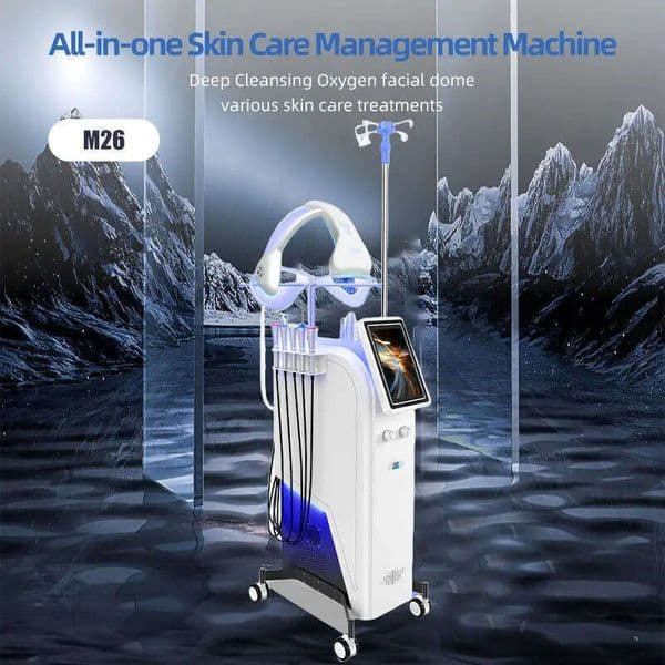 Upd Vertical Multi-Effect Hydra Dermabrasion PDT Mask 11 In 1 Facial Polish Exfoliating Mesotherapy RF Ultrasound Skin Rejuvenation Acne Treatment Machine