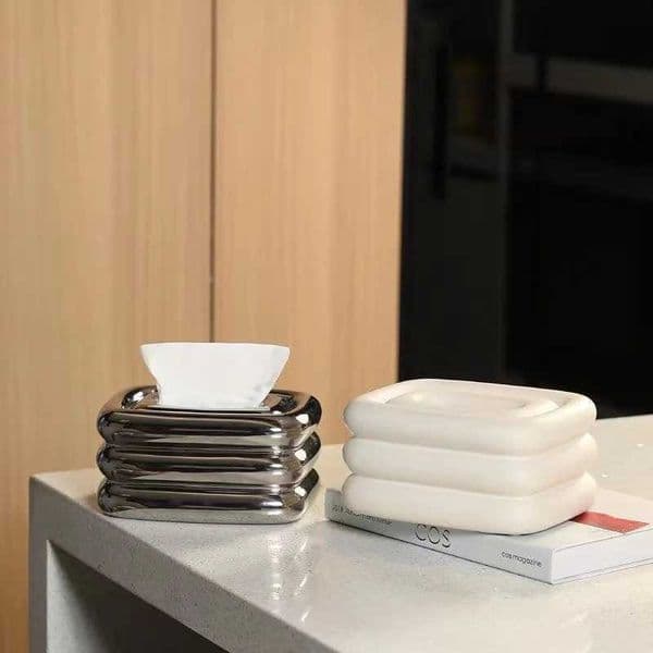 Modern Tissue Box Cover Holder Desk Tissue Holder Bathroom Holder Accessories Livingroom Decor Storage Box Fast ShippingJ260506