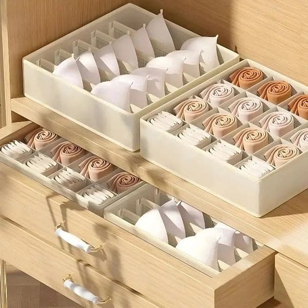 Cabinet Underwear Organizer Drawer Clothes Boxes Closet for Bra Sock Underpants Storage Organizers 260430