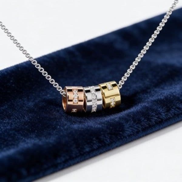 Apmmonaco Pendant Necklaces Jewerly Designer Necklace For Woman Man Jewerly Best-selling Morse Code Adjustable Necklace Light Luxury Collarbone Chain For Gifts