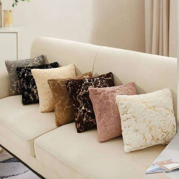 Luxury Short Fleece Plush Case Winter Warm Fluffy Sleeping Pillowcase Home Bed Cushion Pillow Cover 45*45cm 26W0506