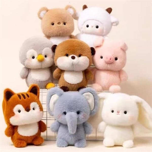 15CM Cute Animal Plush Toy Doll Ornaments Companion Doll Birthday Christmas Gifts Soft Sleeping Companion Kawaii 260430