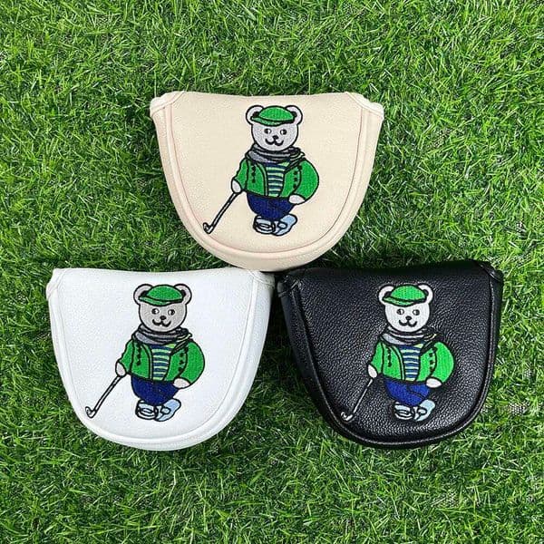 1 high-quality cute bear protector, dustproof and durable golf club cover, providing the best protection for 26Y0506