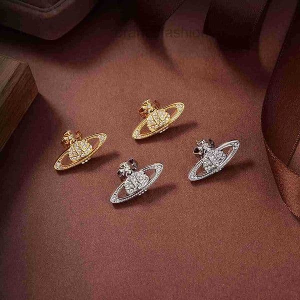 Stud Designer Brand Earrings Fashion Women Jewelry Planet Earing Metal Pearl Saturn Gold Earring Cjeweler Woman Orecchini Hgt Afe3