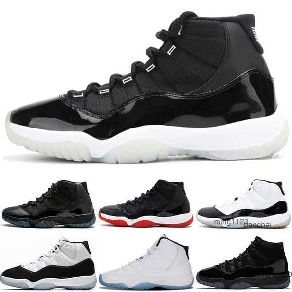 2023 original 11s basketball shoes men 11 25th Anniversary Gamma Blue Bred High Concord 23 45 Prom Night Platinum Tint space jam gym red