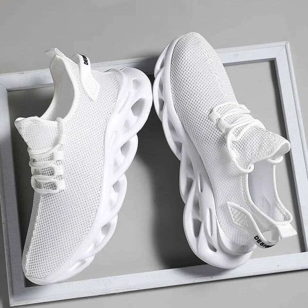 Men Casual Sport Breathable Lightweight Sneakers Outdoor Mesh Black Running Athletic Jogging Tenis Walking Shoes 26W0506