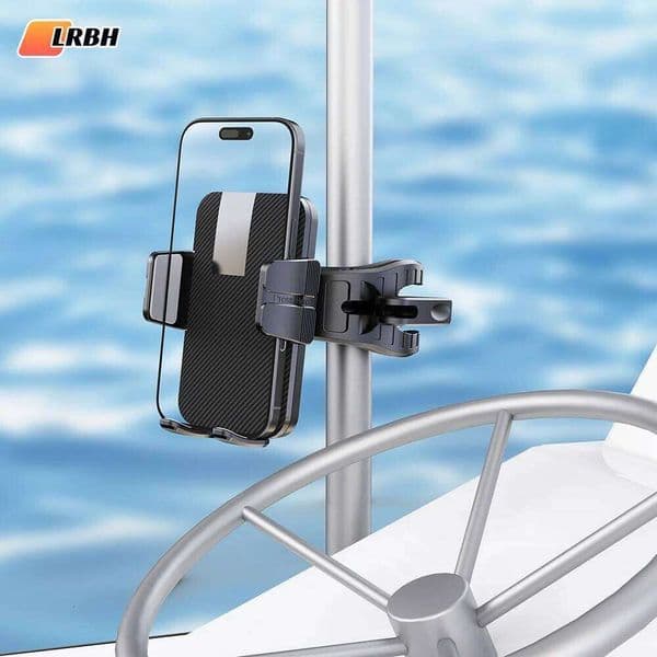 BoatPhone Holder, Universal Desk Waterproof Heavy Duty Holder Boating Kayak Sailing Marine Marina for iPhone All Smartphones