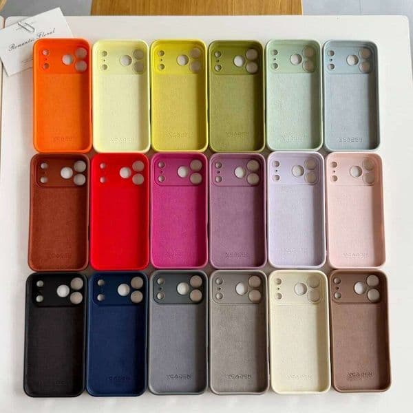 Luxury Liquid Silicone Phone Case For 16 15 14 13 17 Pro Max Shockproof Candy Color Full Protection Soft Cover Bumper 26Y0506