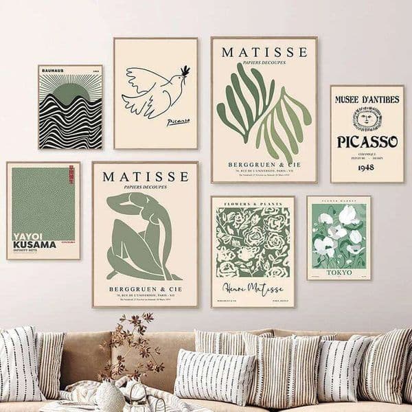 Henri Matisse Picasso Posters Prints Flower Market Wall Art Abstract Canvas Painting Nordic Picture For Living Room Home Decor 26L0505