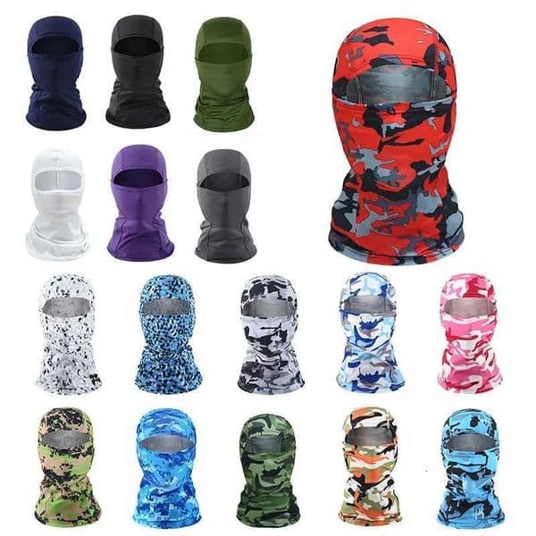 Men Balaclava Face Mask Summer Sun Protection Bandana Hiking Scarves Motorcycle Cycling Helmet Hood Cooling Neck Gaiter Ski MaskT260506