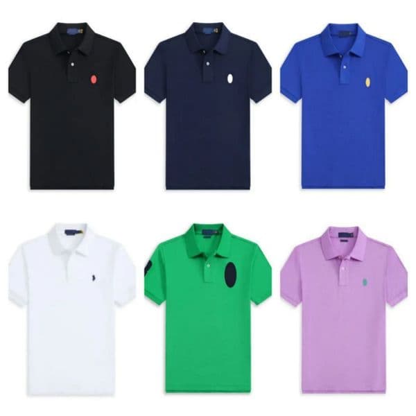 Men's and Women's T-Shirt Polo Shirts Designer Summer Casual Short Sleeve 100% Cotton Fashion Embroidery Tee, Asia Size S-4XL 2026