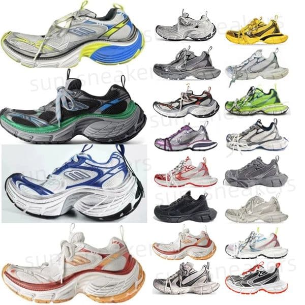 2026 Mens womens sneakers track runners 10xl casual shoes sneaker leather vintage 17fw paris luxurys triple black white tracks runner trainers 35-46 k3