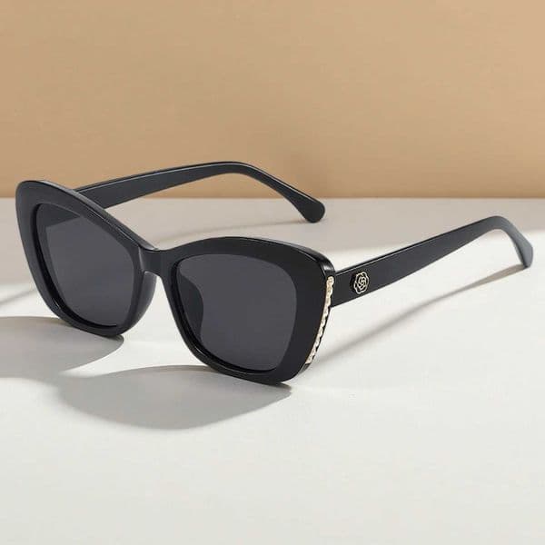 New cats eye Pearl sunglasses fashion simple trend personalized sunglasses UV high sense Z260506