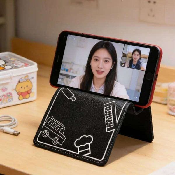 Foldable Multifunctional Mobile Phone Holder Angle Adjustable Graffiti Wind Tablet Desktop Stand For iPad iPhone Samsung Xiaomi