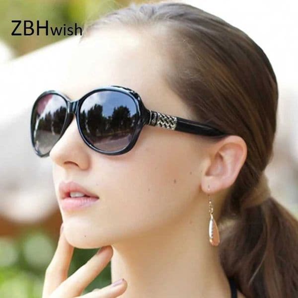 ZBH Brand Designer Sunglasses Woman Fashion Decorative Large Frame Sun Glasses Europe and United States Retro Sunglasses Z260506