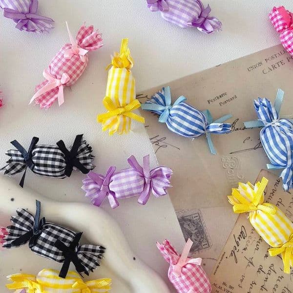 50/20cotton candy color colorful handmade clothing mobiledecoration accessories girl heart cute ddmythur
