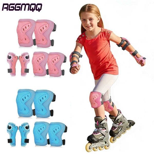 Kids/Youth Knee Elbow Pads Guards Protective Gear Set for Roller Skates Cycling Skateboard Inline Skatings Scooter Riding Sports Z2605048T5J