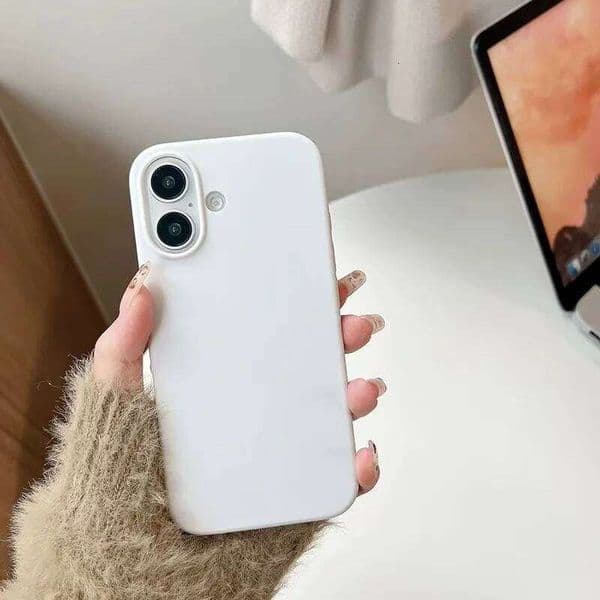 Liquid Silicone Mobile Phone Case for 16 15 14 12 11 Pro 13 mini X XR Xs Max Matte Soft Back Cover Fundas 26Y0506