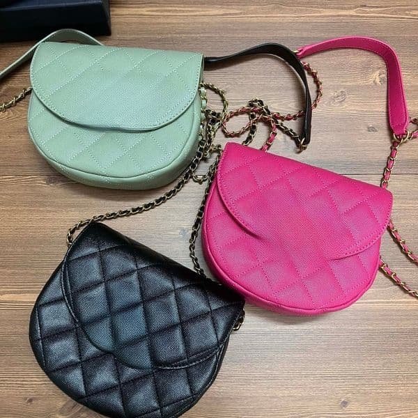 Lingge Chain Bag Exquisite Shoulder Bag Mini Crossbody Bag