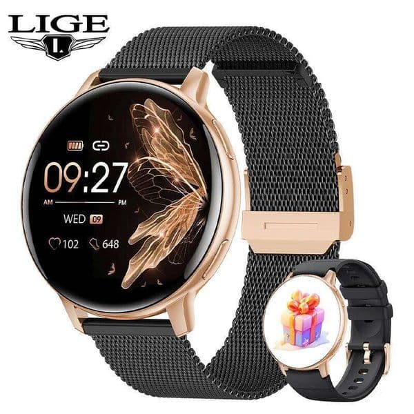 LIGE For Men Women Phone Call BT SmartWatchs Custom Watch Face IP67 Waterproof Smart Bracelets Band 26L0506