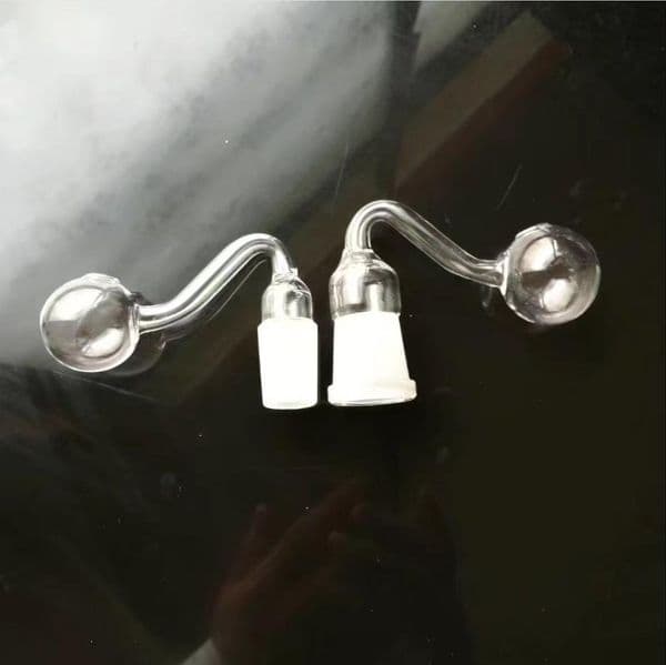 New Glass Smoking pipes hookah Oil Burner Pipes Smokings Da Pao 14 and 18 interface S pot