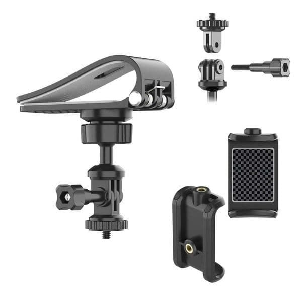 Car Inside Holder with Phone Clip for Vlog/Video POV Mount Smartphone Accessories,for 1/4 adapter Cameras Suitable