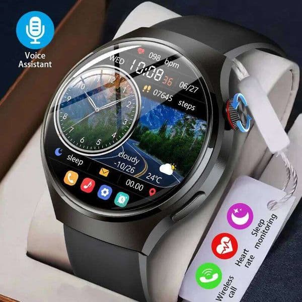LIGE Men's Smart Watch Outdoor Sports Watches Heart Rate Blood Oxygen Monitoring Motion Trajectory BT Call Smartwatch 26Y0507