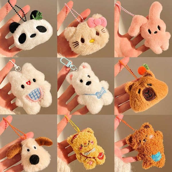 Plush toy pendant hanging decoration doll wedding throw toy cute cartoon pendant keychain backpack hanging chain S260506