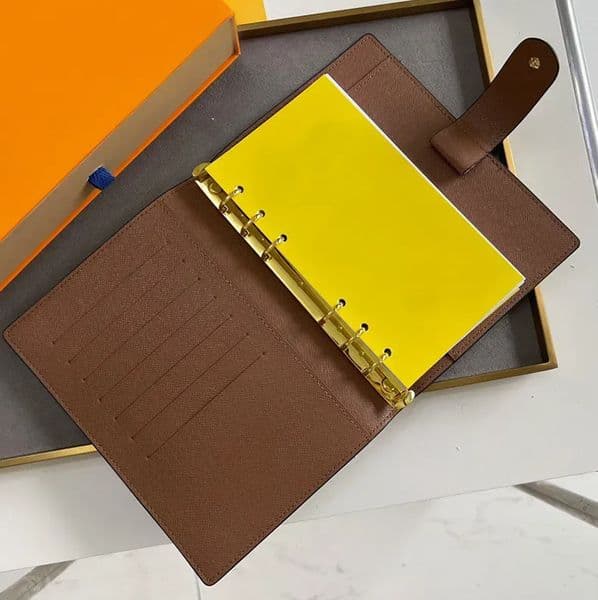Free Shipping Agenda Large Desk agenda embossing Cover Holders Business office Notebook Diary Protective Case Card Holder Wallet Designers Notepad