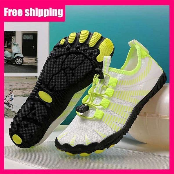 Unisex Quick Drying Water Summer Beach Barefoot Wading Swimming Shoes Outdoor Leisure Hiking Five Finger Anti Slip Sneaker 26W0507