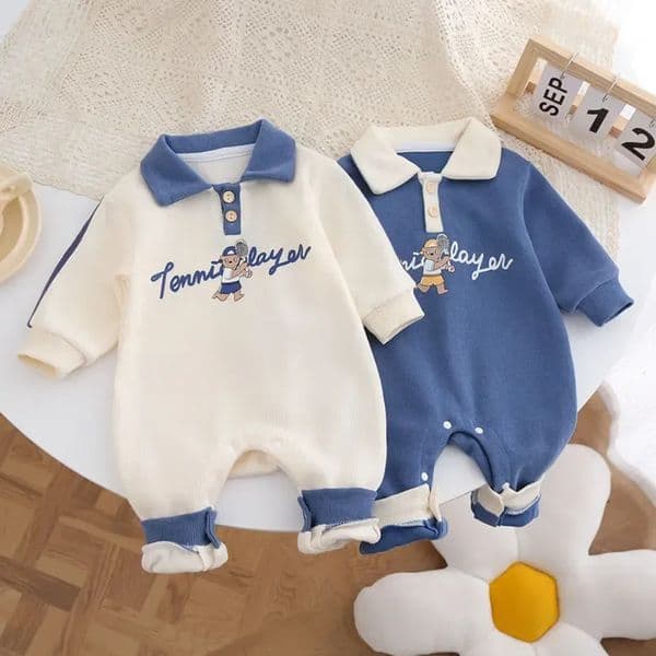 Designer 2026 Rompers Baby Boys Girls Babies Handsome baby Onesies Newborn Outing Outfit Birthday Baby Super Cute Spring And Autumn Clothes Free Shipping Free