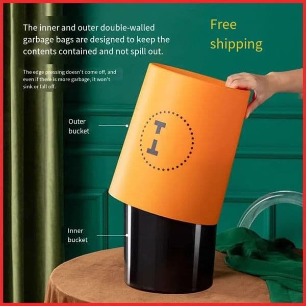 Luxury Designer Decor Designer Household Living Room room Light Kitchen Bedroom Large Capacity Trash Can 2025 New Model Decoration For Home 6