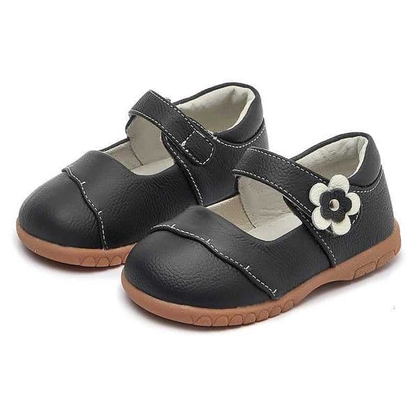 Toddler Girls Dress Shoes Little Kids Mary jane shoes flower decor FlatsT260507