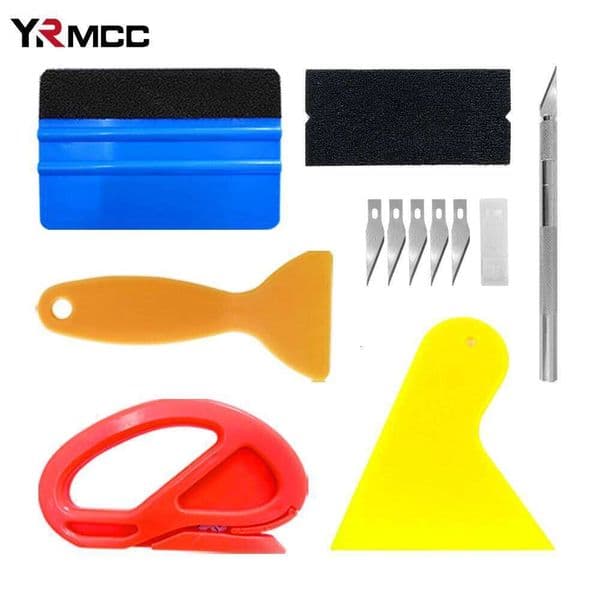 Wrap Tool Kit Vinyl Film Suede Scraper Car Accessories for Window Tint Wrapping Tools Squeegee Sets