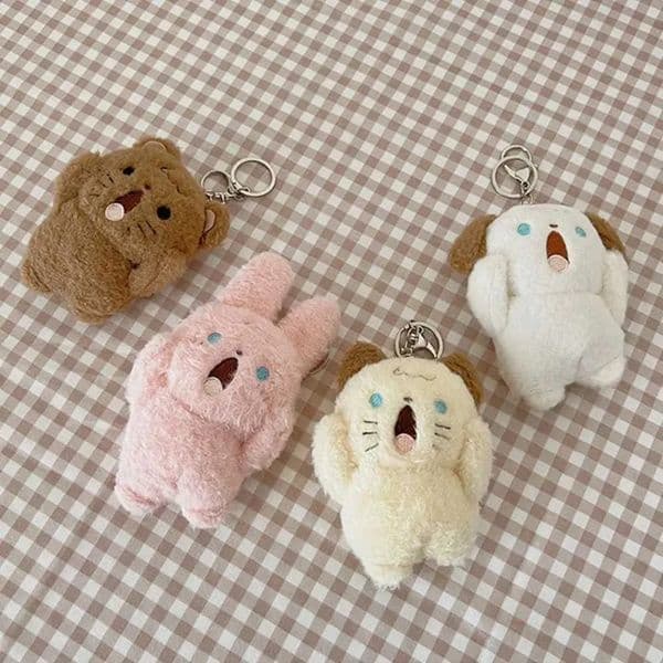 Charming Cartoon Character BackPack Toppers - Interactive Pet-like Furry Companions