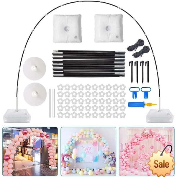 Luxury Designer Decor Kit room Frame Circle Arch For Balloon Stand Holder Support Bow Wedding Birthday Decor Baby Shower Backdrop Background 4 thumbnail 2