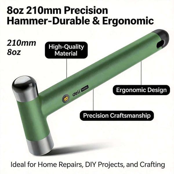 High Carbon Steel Hammer Set Includes Pliers, Utility Knife, Tape Measure, and Carpenter Repair Tools - Essential Household