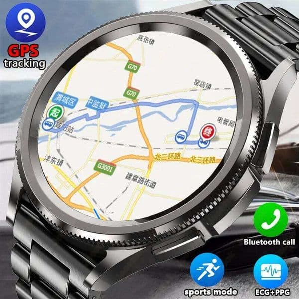 2026 Latest Smartwatch Men GPS NFC Health Heart Rate Monitoring Sports Mode Voice Call Smart Watch 6 Classic 26Y0507