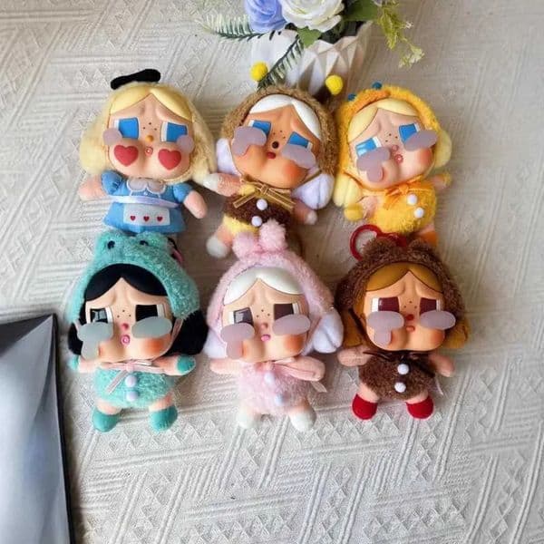 Game And Toy Crybaby Crying Again Vinyl Blind Box Kawaii Anime Doll Model Series Desktop Stuff Animal Decoration Keychain
