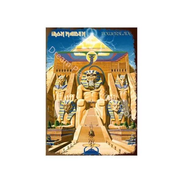 Iron Maiden Book of Souls Official Metal Tin Sign 8x12 Inch, Vintage Rock Band Poster Wall Art for Bar Pub Man Cave Home Decor 26Y0507