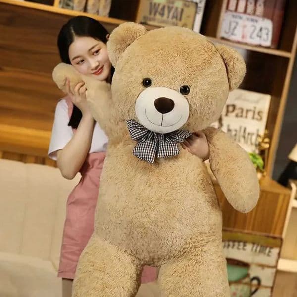 2026 stuff animal Game And Toy Game And Stuff Animal Toy Giant 105Cm Soft Teddy Plush Toys White Pink Brown Stuff Animal Bear Super Big Hugging Pillow Cushion Chil