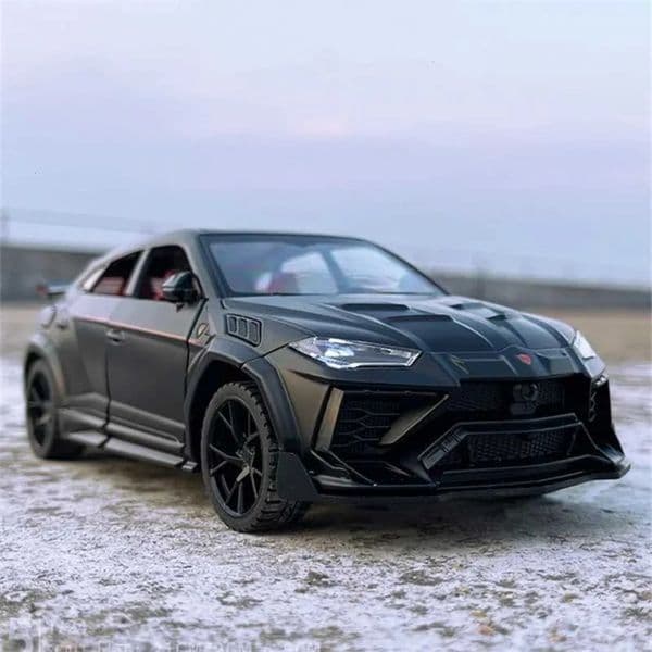 Plane Plane Diecast Cars 1 Slot Car 24 URUS Bison SUV Alloy Sports Diecasts Metal Modified Vehicles Car Model Simulation Sound slot car And Light Kids Toys Gi