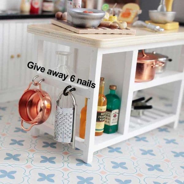 2026 Labubu doll reborn Outfit 1/12 Doll House Furniture Miniature Wooden Console Table Cabinet Kitchen Sideboard Bathroom Living Room Shelf For Dollhouse Girl Dol