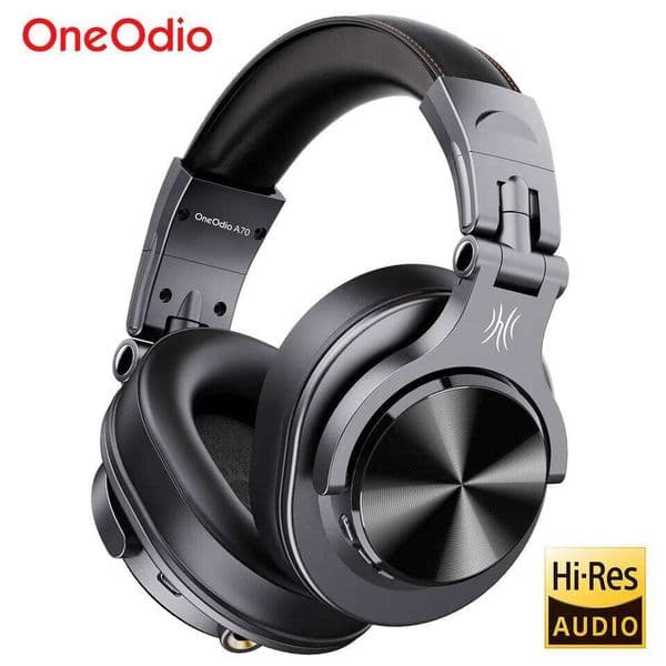Oneodio Fusion A70 BT Headphones Hi-Res Audio Over Ear Wireless Headset 72H Professional Studio Monitor DJ HiFi Earphones 26W0507