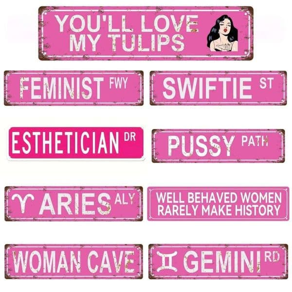 Vintage Metal Aluminium Funny Women Swiftie ST Retro Signs For Bar Club Man Cave Home Room Kitchen Wall Art Decor 26Y0507