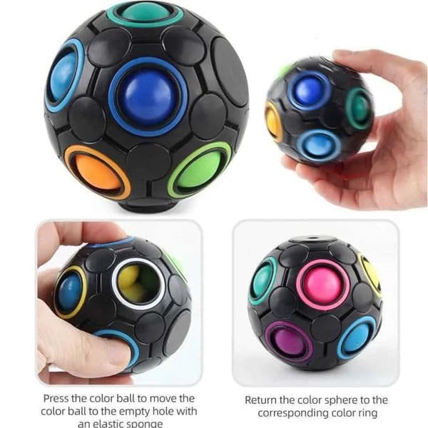 2026 Metal Fidget Toy Rainbow Pop Fidget Pack Push Its Bubble Stress Relief Sensory For Adult Children Autism fidget cube Needs Squishy Squeeze Toys Edc