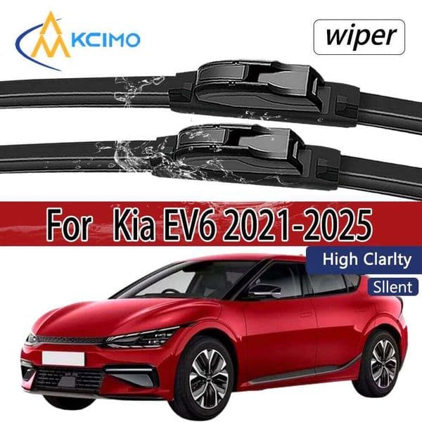 For Kia EV6 2021-2025 Front Windshield Wiper Blades 2pcs Windscreen Window Accessories