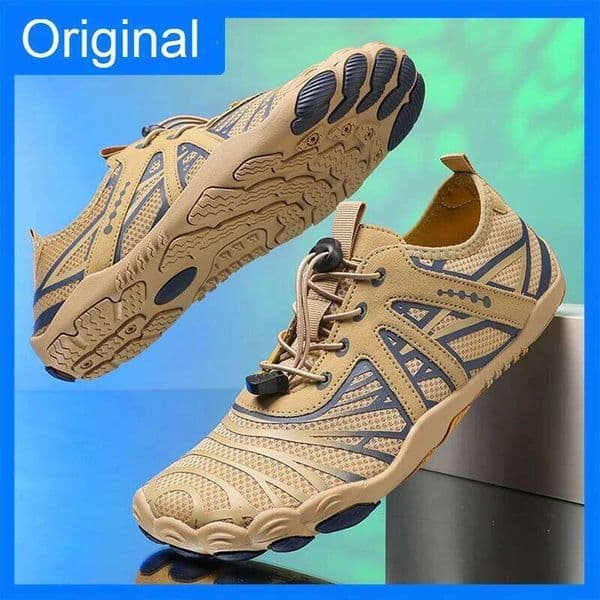 Couple Aqua New Outdoor Sports Barefoot Beach Shoes Light Breathable Five Finger Anti Slip Durable Water Surfing Sneakers 26W0507